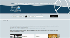 Desktop Screenshot of hotelplayadelasllanas.com